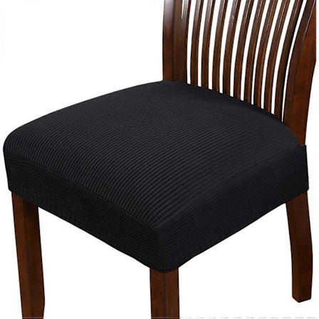 Ruokatuolin istuinpäällinen Joustava Spandex-tuolin istuinpäälliset Tuolin istuintyynyn päälliset ruokailuhuoneen keittiön tuoleille Irrotettava 