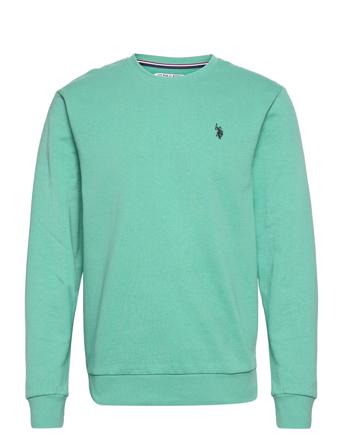 Adler Sweat O-Neck Svetari Collegepaita Vihreä U.S. Polo Assn.