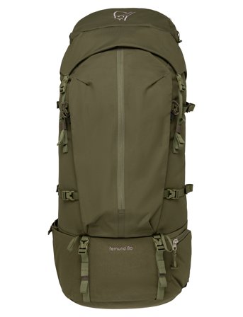 Norrøna Femund Synkron4 80L Pack M's - Khaki green - ONE SIZE