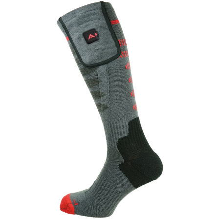 Avignon Heat SurroundActive Tynn Varmesokk inkl Powerbank Basic Grey