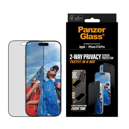 PanzerGlass iPhone 17/16 Pro Privacy UWF
