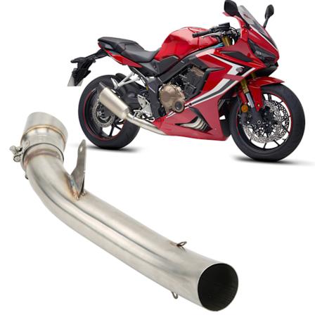 Moottoripy r n Pakoputken Keskiputki Ruostumattomasta Ter ksest Vaihto CB650F CBR650F CB650R CBR650R