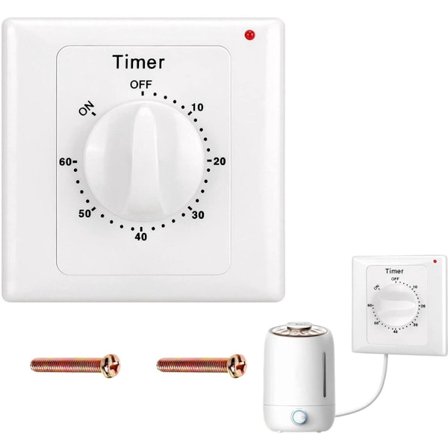 Ajastinkytkin - 60 minuuttia - Ajastinkytkin - Mekaaninen ajastinpistorasia