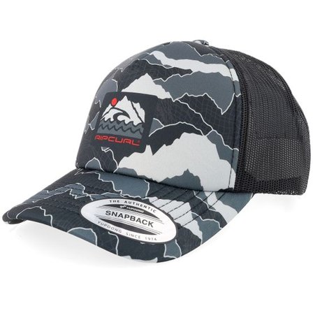 Rip Curl - Grå trucker Keps - Weekender Black/Grey A-Frame Trucker @ Hatstore