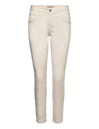 Naomi Treasure Pant Slimfit Bukser Stoffbukser Beige MOS MOSH*Betinget Tilbud