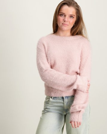 Instinct Girls featheryarn sweater Rosa Tröjor Tjej - Kids Brand Store