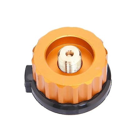 Utendørs Camping Fottur Komfyr Brenner Adapter Delt Type Ovn Konverter Tilkobling Auto-off Gasspatron Tank Sylinder Adapter