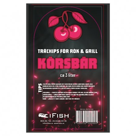 IFISH Flis för Rök & Grill - Körsbär
