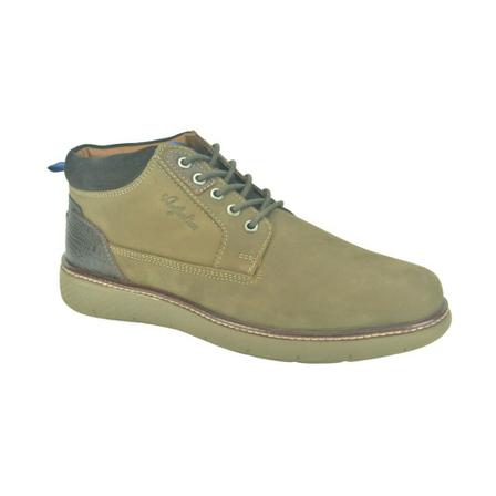 Australian, Taupe Nubuc Half H. N. Boots Bruin, Heren, Maat:45 EU