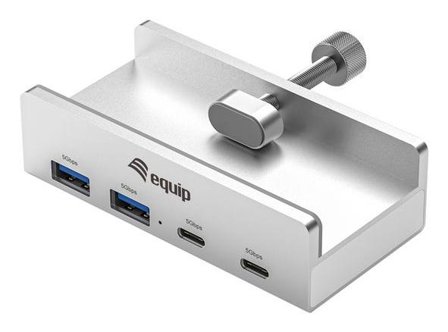 Equip USB-Hub 4-Port 3.2/C->2xUSB-C 2xUSB-A 5Gpbs