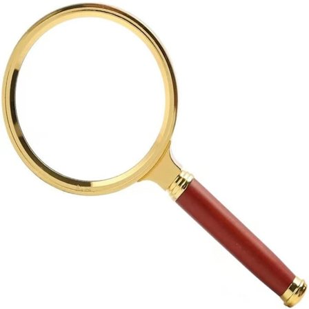 Håndholdt forstørrelsesglas, 10x forstørrelsesglas til læsning