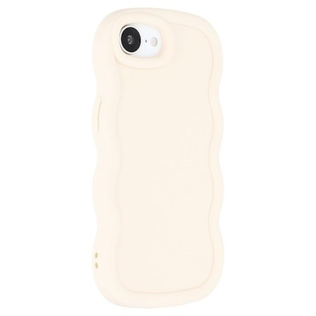 iPhone 16e Mobilskal Wavy Off White