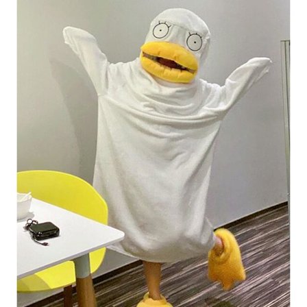 Unisex Keltaiset Ankka Pyjamat Syksyyn ja Talveen