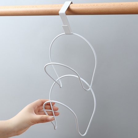 Hvid 10 stk baseball cap holder, hat holder, paryk holder, stora