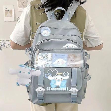 Ny Sanrio Kuromi Ryggsäck Axelväska Pompompurin My Melody Studenter Skolväska Stor Kapacitet Cartoon Söt Skolväska type3