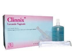 Clinnix Lavanda Vaginale 4 Flaconi 140ml + 4 Cannule Vaginali