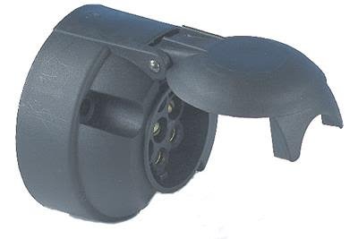 Gelia 80000354 Tilhengerkontakt hunn, 7-polet Makrolon, Stikkontakter & kabler