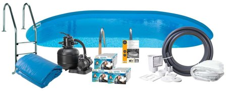 Swim & Fun 2784 Bassengpakke 8 x 4 x 1,5 m, 38 840 l, Basseng & utebad