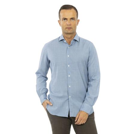 Xacus Casual Shirts Blå, Herre Skjorter