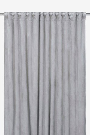 Svanefors - Gardin Estelle 2P - Sølvfarvet - Gardinfag med rynkebånd - 280 - Fra Homeroom