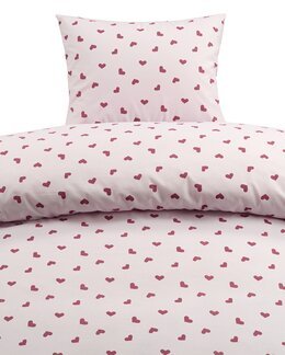 Sengetøj Hjärtrud 2-delt Rosa