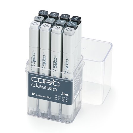 Copic Classic 12-set Neutral Gray