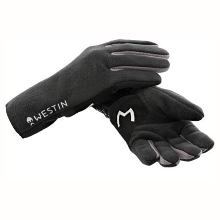 Westin Full Fleece Gloves Carbon Black - L