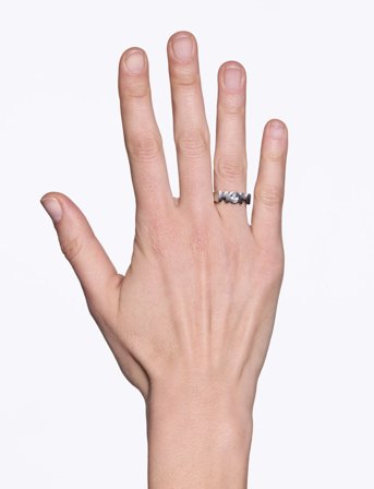 Maria Black Mom Royal Ring - Silver - 56