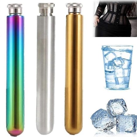 Bodice Chiller -putki, Premium-laatuinen kannettava ilmatiivis metallinen putkiastia