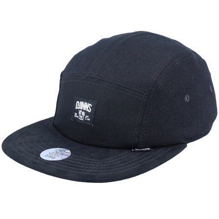 Djinns - Fc Fab Mix Black 5-Panel 5panel Black Cap - @ Hatstore