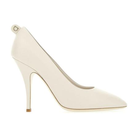 Salvatore Ferragamo, Pumps Beige, Dames, Maat:41 EU