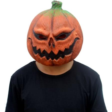 Gresskarmaske Skummel Latex Full Head Mask Fancy Dress Fugleskremsel Dekorasjon Halloween Kostymefest