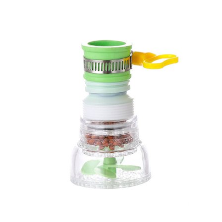 Vattenkran Vattenrenare (Grön), 360 Grader Roterande Rörlig Kitche