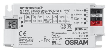 OSRAM Synergy 21 Netzteil - CC Driver 300~700mA, 15~50V