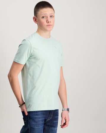 Abercrombie AFBSHORT SLEEVE ESSENTIAL TEE Groen T-shirts Jongens - Kids Brand Store