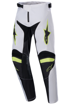 Pantalones de Cross Niño Alpinestars Racer Lucent Blanco/Rojo Neón/Amarillo Flúor 26