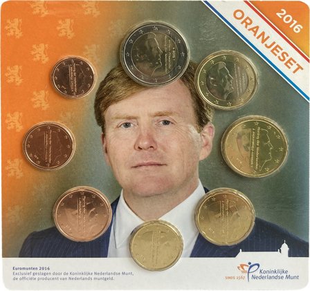 Holland 2016 - Oranje - Møntsæt BU