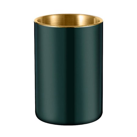 Askebæger Rund Vindtæt Rustfrit Stål Røgfri Cigar Askebæger Terrasse Indendørs Grøn