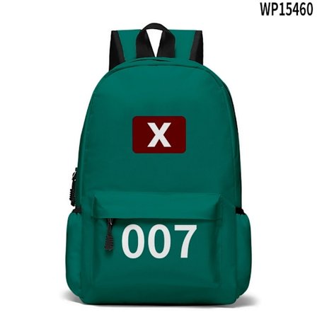 Xbi - Lasten Squid Game 2 -reput koulureput Backpack lapset ×007
