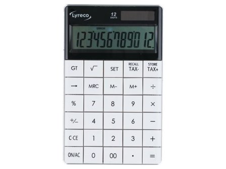 Lyreco Bordsräknare 1589 12 Siffror V - Lyreco - Kontorsmaskiner - Räknare - Bordsräknare