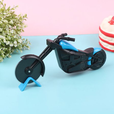 Rostfritt stål Motorcykel Pizza ter Cake Tool Pizza Wheel röd