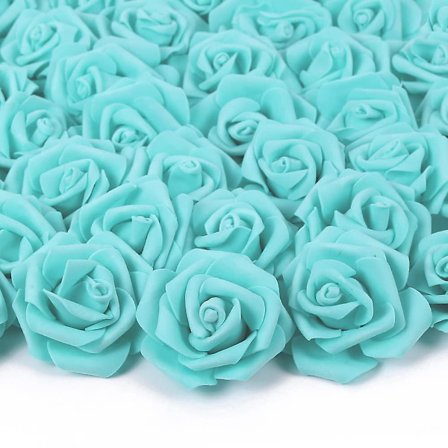 100 kpl keinotekoisia ruusupäitä, vaahtomuoviruusuja DIY-hääkimppuihin, keskipisteisiin, järjestelyihin, juhliin ja kodin sisustukseen