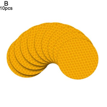 10/30 Selvklebende Reflekterende Klistremerker Sikkerhetsadvarsel Vanntette 5cm Runde