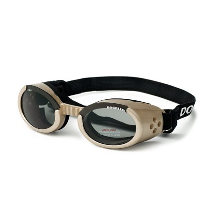 Doggles - Hundebriller ILS - Chrome / Smoke Lens - Hundebriller fra Doggie.no