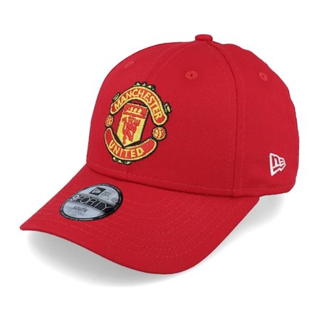 Kinder New Era - Football Rot adjustable Cap - Kinder Manchester United Core Kinder 9FORTY Manutd Scarlet Adjustable @ Hatstore