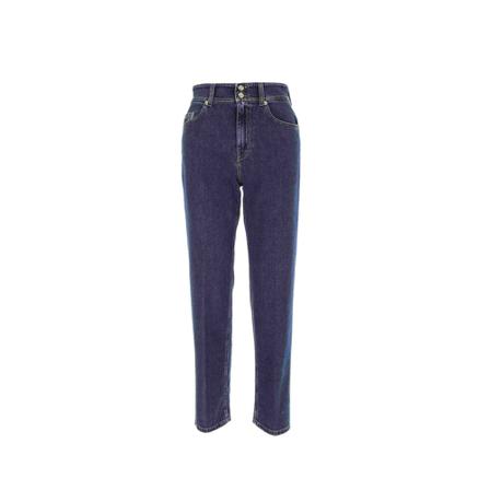 Versace Jeans Couture, Straight Jeans Blauw, Dames, Maat:W28