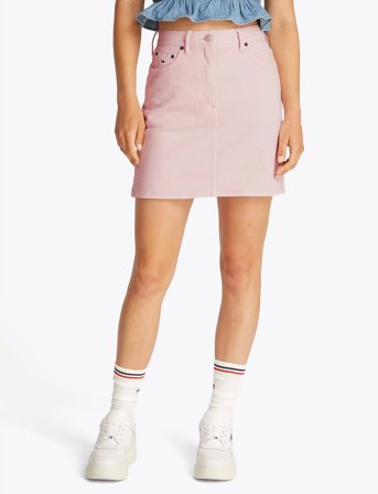Tommy Jeans Tjw Gmd Cotton Mom Skirt - Pink - 25