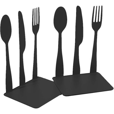 Bokstøtter, kraftige bokstøtter, bokstøttedeler for hyller