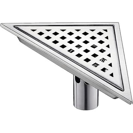 Rustfritt Stål Deodorant Trekantet Dusjgulv Avløp Anti-tett Dusj Avløpsrør