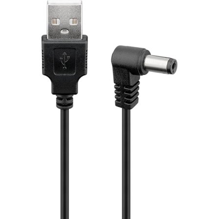 USB till DC-kabel 5 V/1 A, 1 m